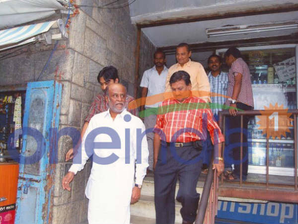 Rajinikanth With His Friends At Ashwini Bar