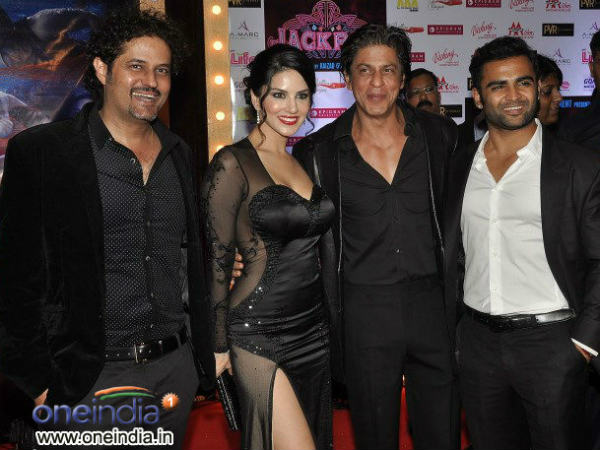 Unwell Shahrukh In Jackpot Premiere