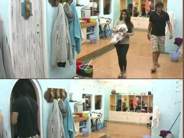 Tanisha And Armaan In Bathroom