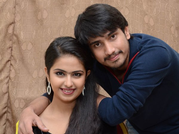 Raj-Avika Pose For Camera