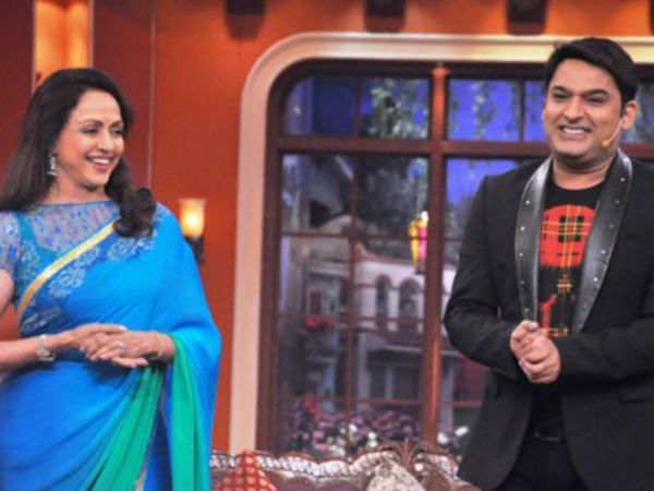 Hema Malini With Kapil Sharma