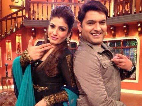 Raveena Tandon And Kapil Sharma