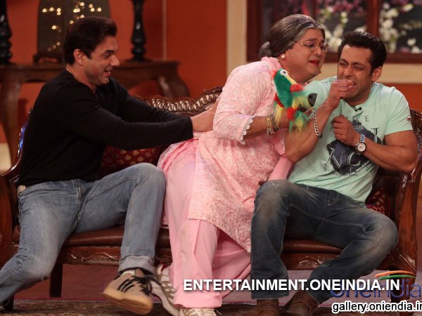 Dadi Kisses Salman On CNWK.