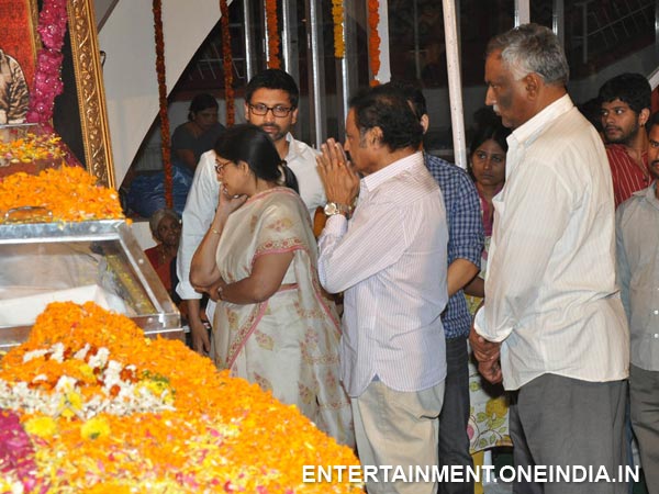 Pix: Telugu Stars Pay Last Respect To ANR