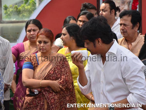 Pix: Telugu Stars Pay Last Respect To ANR