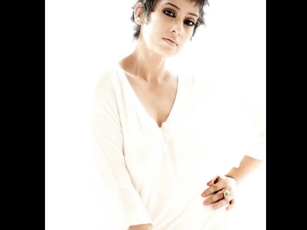 Manisha In A Velvet Dress