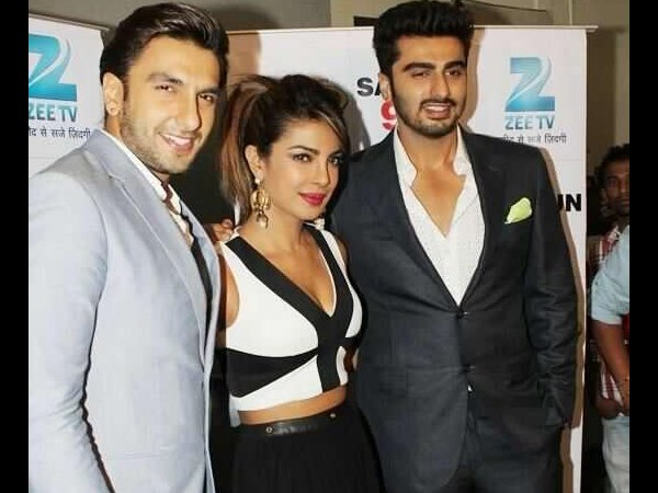 Ranveer, Arjun And Priyanka 