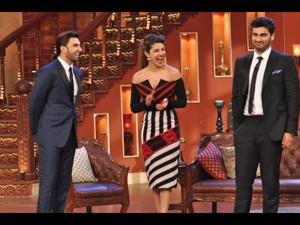Ranveer, Priyanka And Arjun