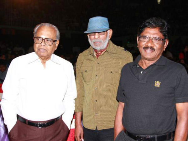 Special Photo: K Balachander, Balu Mahendra, Bharathiraaja Special Photo: K Balachander, Balu Mahendra, Bharathiraaja