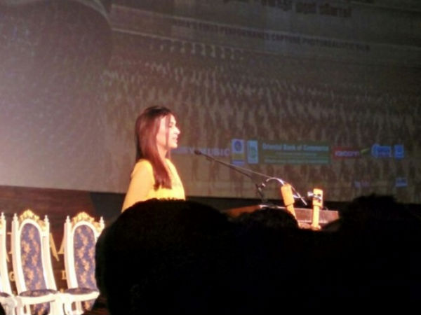 Soundarya Speaks At Kochadaiiyaan Audio Launch Function