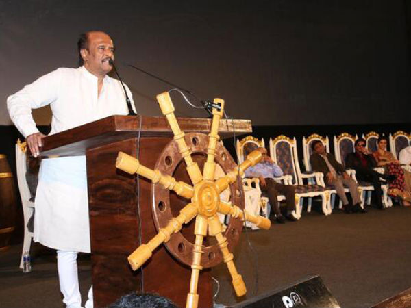 Rajinikanth's Addressing Gathering Rajinikanth's Addressing Gathering