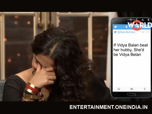 Vidya's Reaction