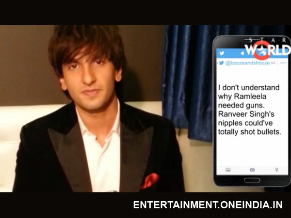 Tweet For Ranveer Singh
