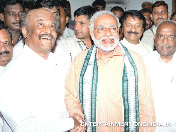 Narendra Modi With Rajinikanth - Picture 1