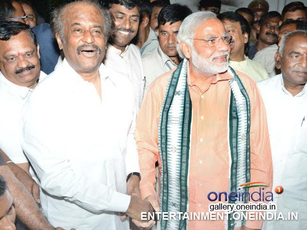 Narendra Modi With Rajinikanth - Picture 3