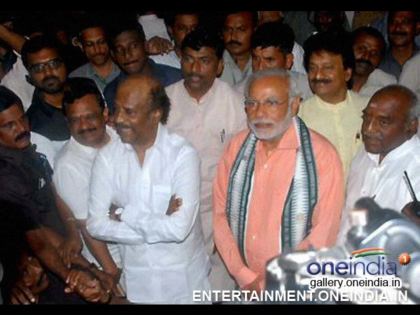 Narendra Modi With Rajinikanth - Picture 5