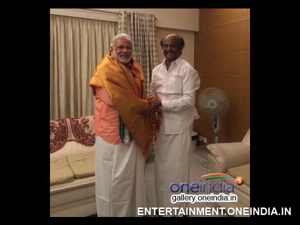 Narendra Modi With Rajinikanth - Picture 7