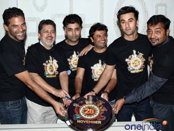 Team Bombay Velvet Celebrating