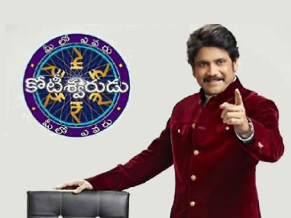 Nagarjuna Shooting For KBC Telugu Version Nagarjuna Shooting For KBC Telugu Version
