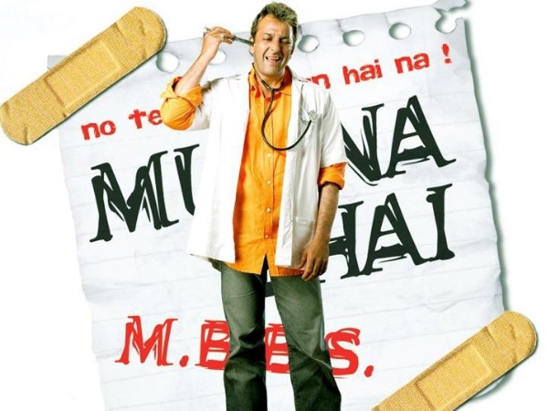 Tension lene ka nahin, sirf dene ka: Munnabhai MBBS (2003)