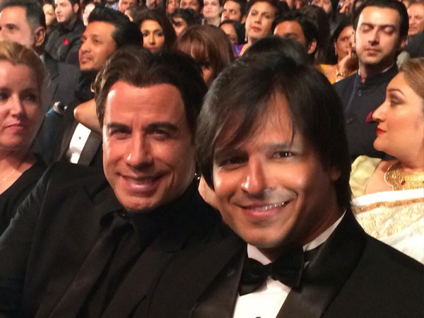 Vivek Oberoi With John Travolta