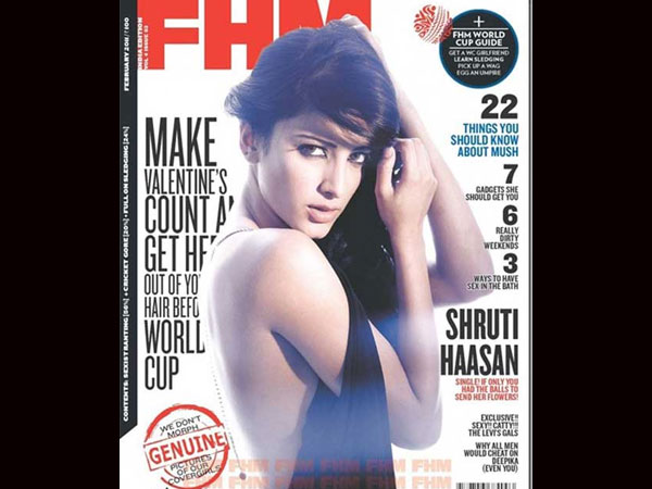 Shruti Hassan - FHM Feb 2014