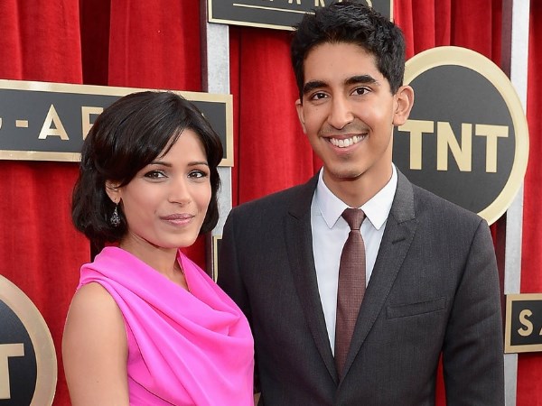 Dev Patel and Freida Pinto