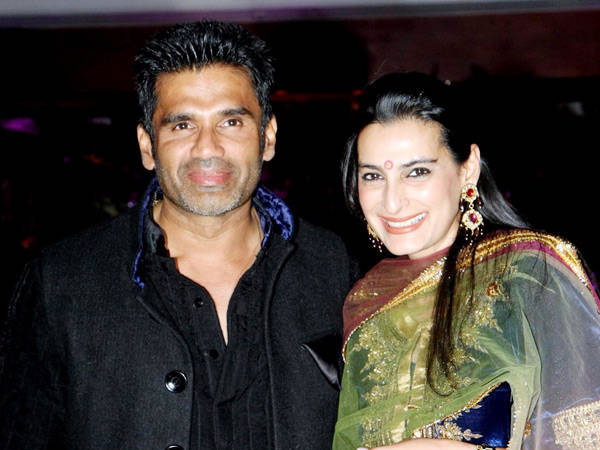 Suniel Shetty and Mana Kadri