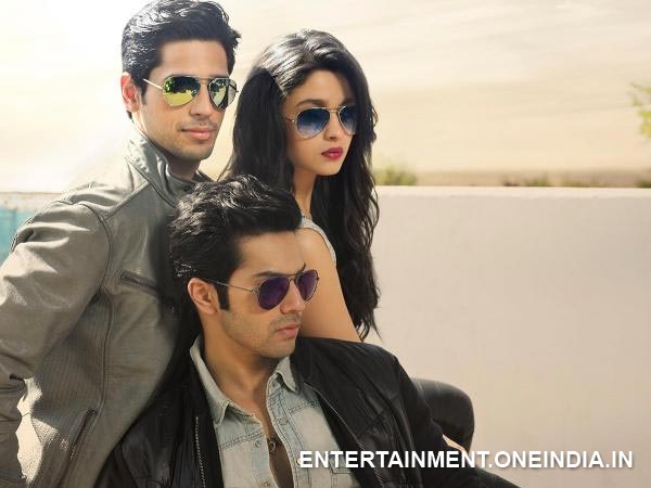 Alia Bhatt, Varun Dhawan and Siddharth Malhotra