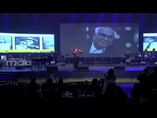 Nagarjuna At Manam Sangeetham