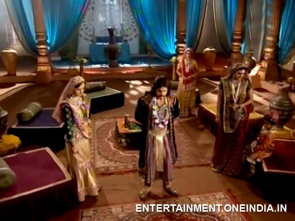 Jalal, Jodha, Rukhaiya, Salima 