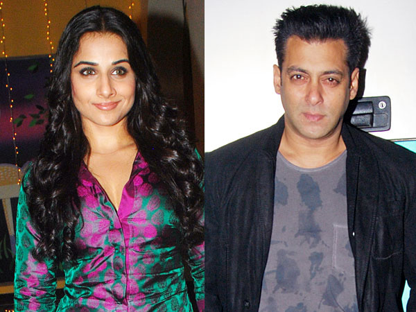 Salman Khan And Vidya Balan 