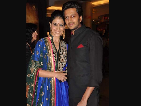 Riteish Deshmukh and Genelia D'souza: