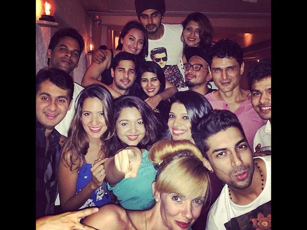 With Arjun and Sidharth