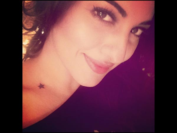 Sonakshi's Star Tatoo