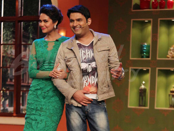 Esha Gupta With Kapil Esha Gupta With Kapil