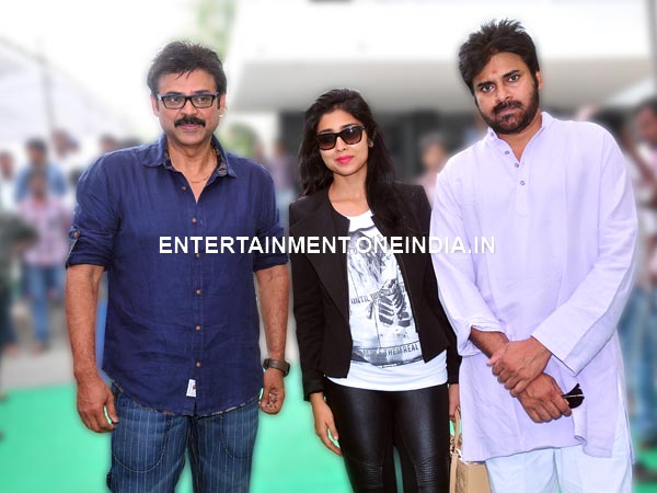 Pawan, Venkatesh With Shriya Saran