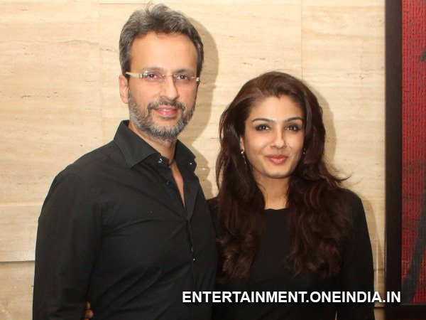 Raveena Tandon and Anil Thadani