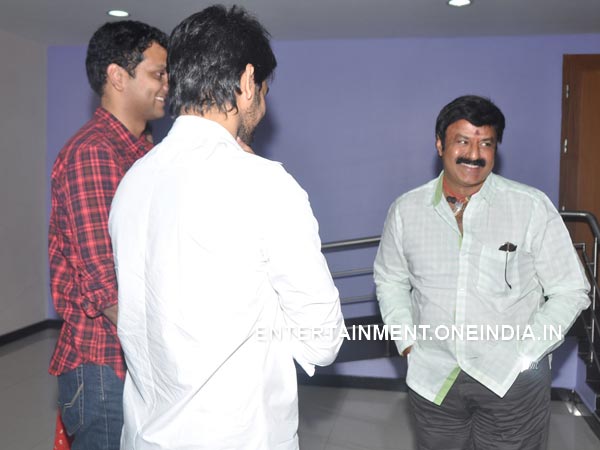 Balakrishna Watches Oohalu Gusagusalade At Special Screening