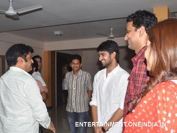 Balakrishna Watches Oohalu Gusagusalade At Special Screening