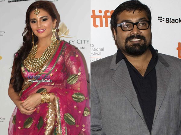 Huma Qureshi and Anurag Kashyap