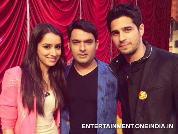 Kapil With Sidharth And Shraddha