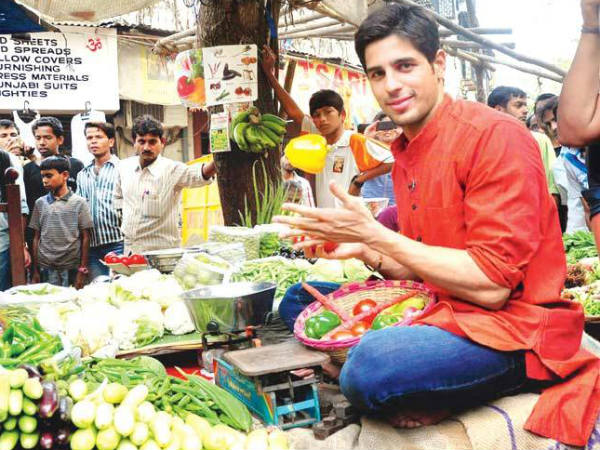 Sidharth Malhotra Turns Sabziwala!