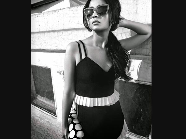 Alia In Black and White