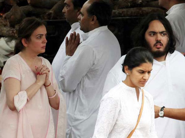 Nita Ambani's Father Funeral Nita Ambani's Father Funeral