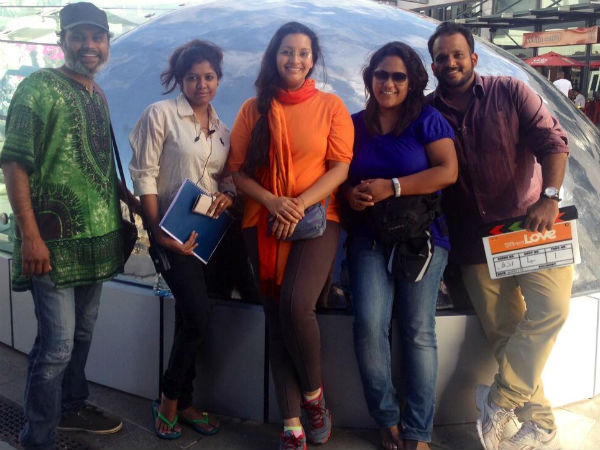 Renu Desai With Assistant Directors 