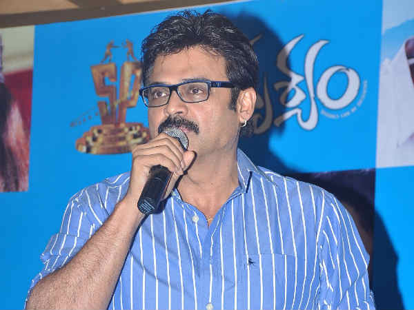 Venkatesh At Drushyam Premiere