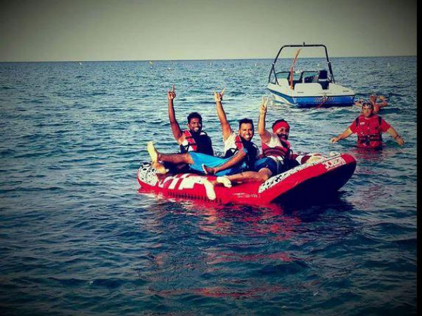 Ranbir Kapoor Amidst Blue Waters