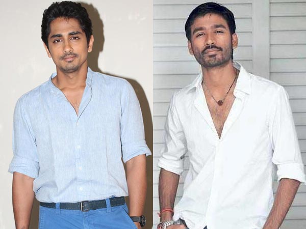 Dhanush And Siddharth