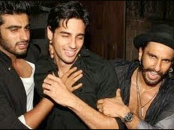 Arjun, Sidharth And Ranveer